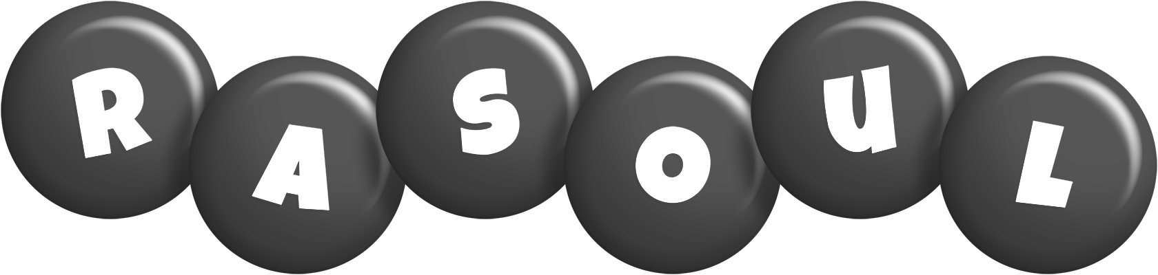 Rasoul candy-black logo
