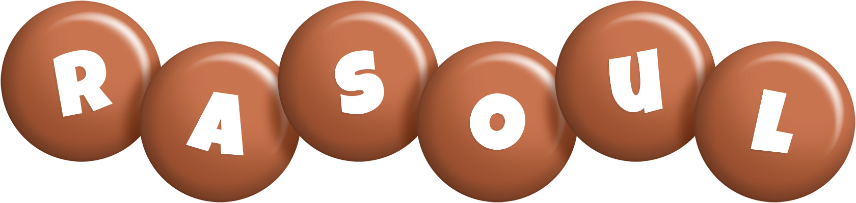Rasoul candy-brown logo