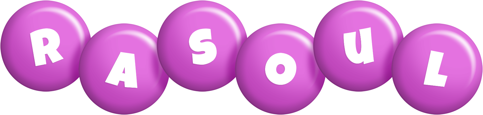 Rasoul candy-purple logo