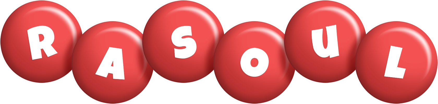Rasoul candy-red logo