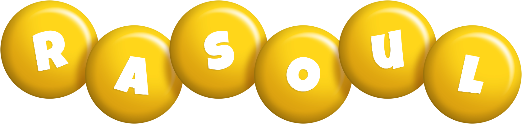 Rasoul candy-yellow logo