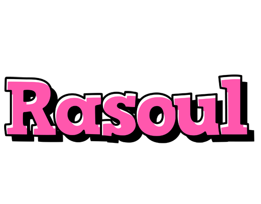 Rasoul girlish logo