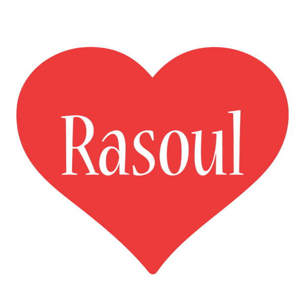 Rasoul love logo
