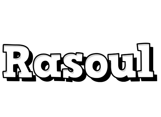 Rasoul snowing logo