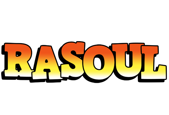 Rasoul sunset logo