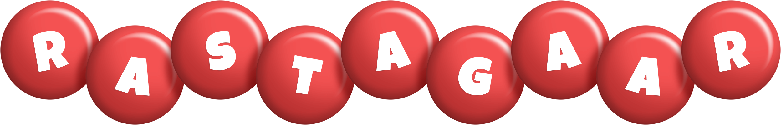 Rastagaar candy-red logo