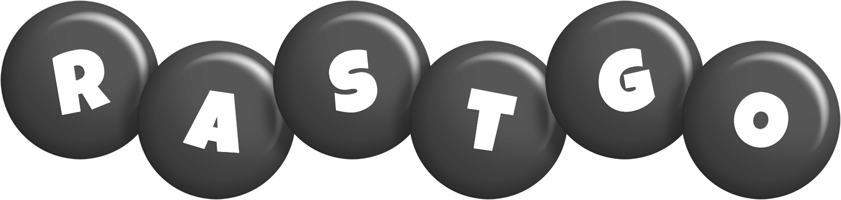 Rastgo candy-black logo