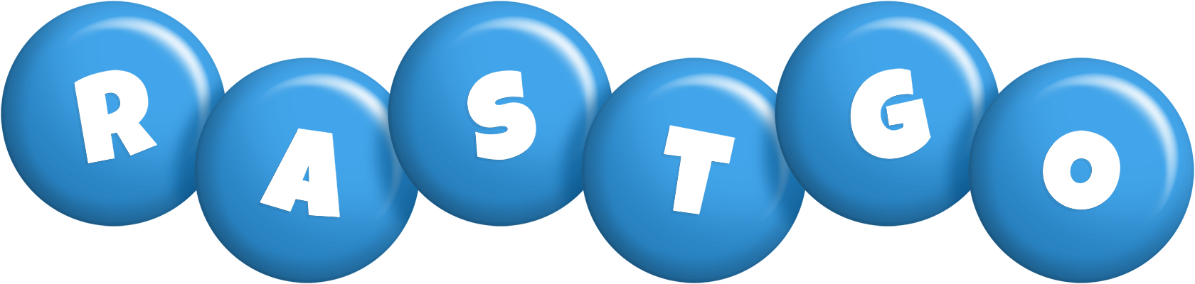 Rastgo candy-blue logo