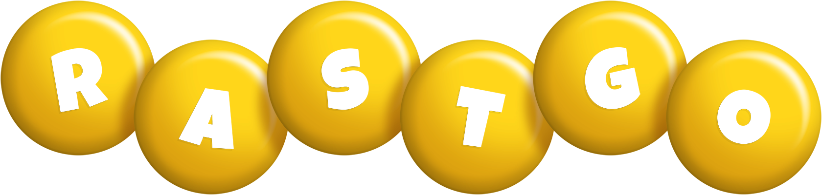 Rastgo candy-yellow logo