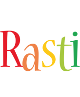 Rasti birthday logo