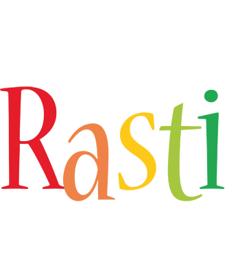 Rasti birthday logo