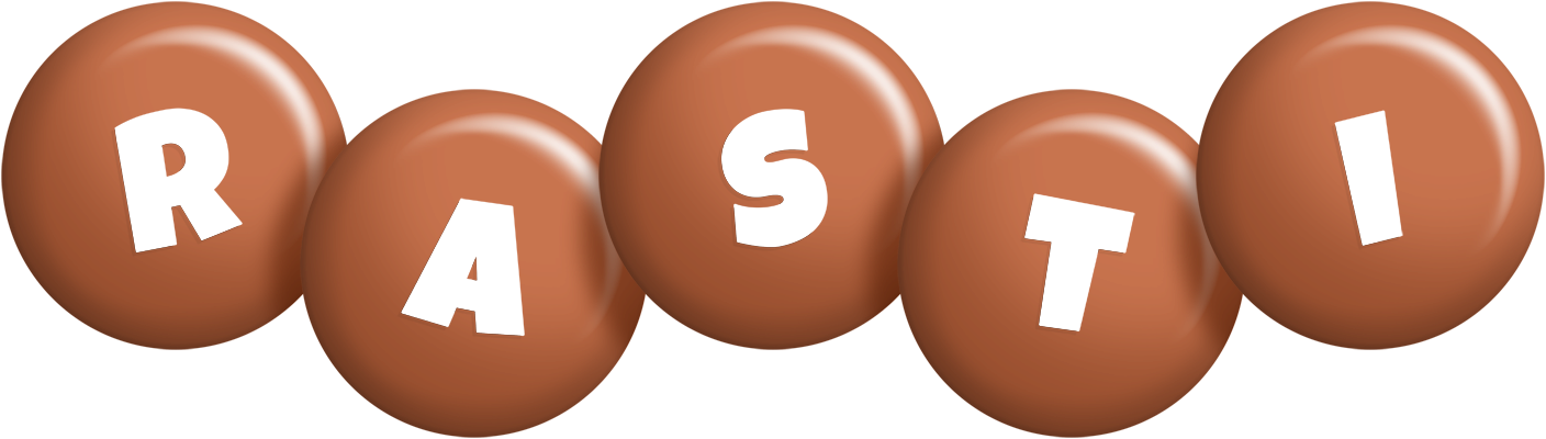 Rasti candy-brown logo