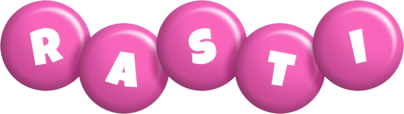 Rasti candy-pink logo