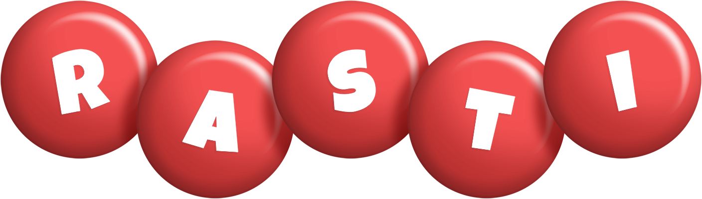Rasti candy-red logo