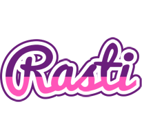 Rasti cheerful logo