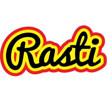 Rasti flaming logo