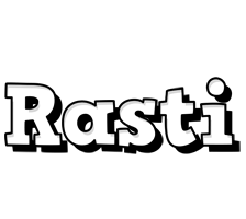 Rasti snowing logo