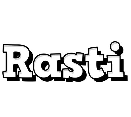 Rasti snowing logo