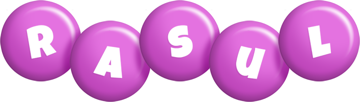 Rasul candy-purple logo