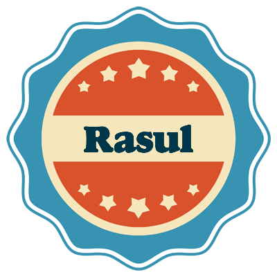 Rasul labels logo