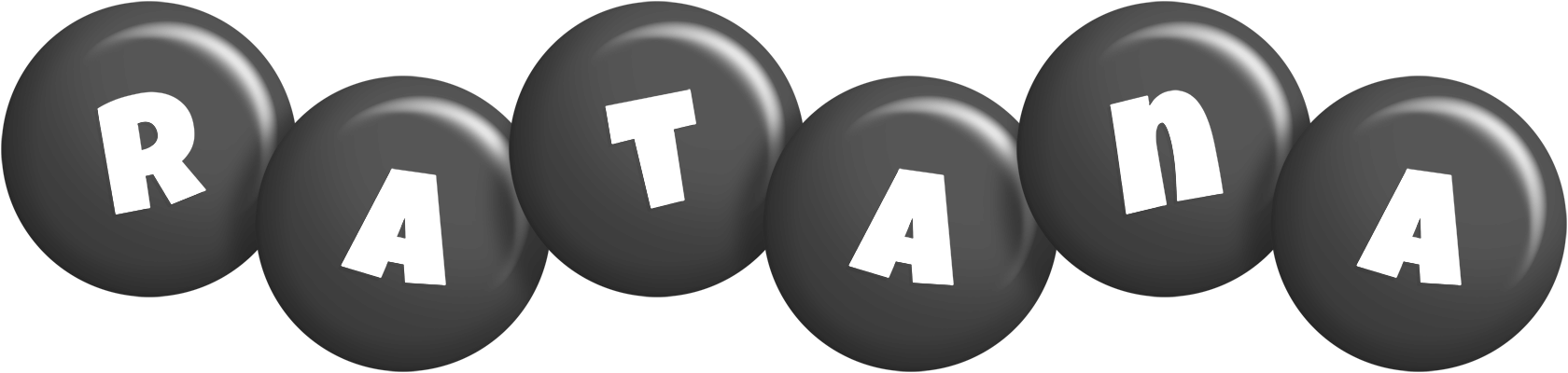 Ratana candy-black logo