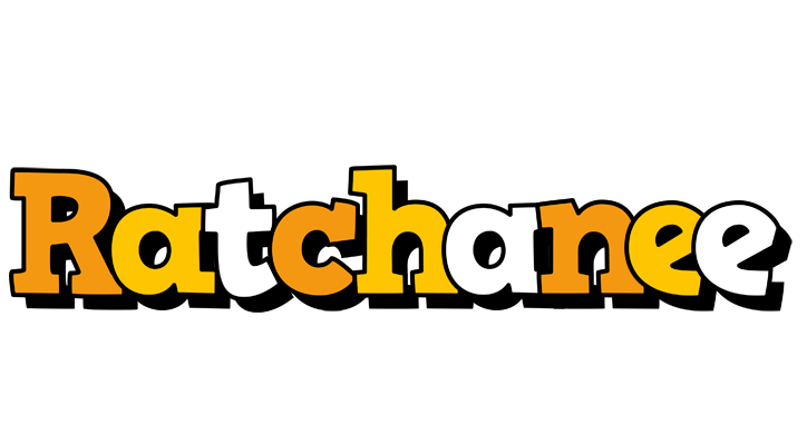 Ratchanee cartoon logo