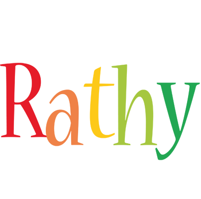 Rathy birthday logo