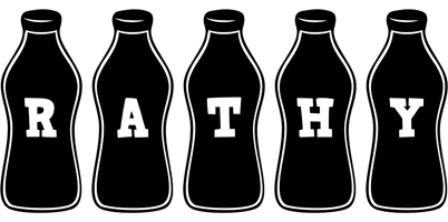 Rathy bottle logo