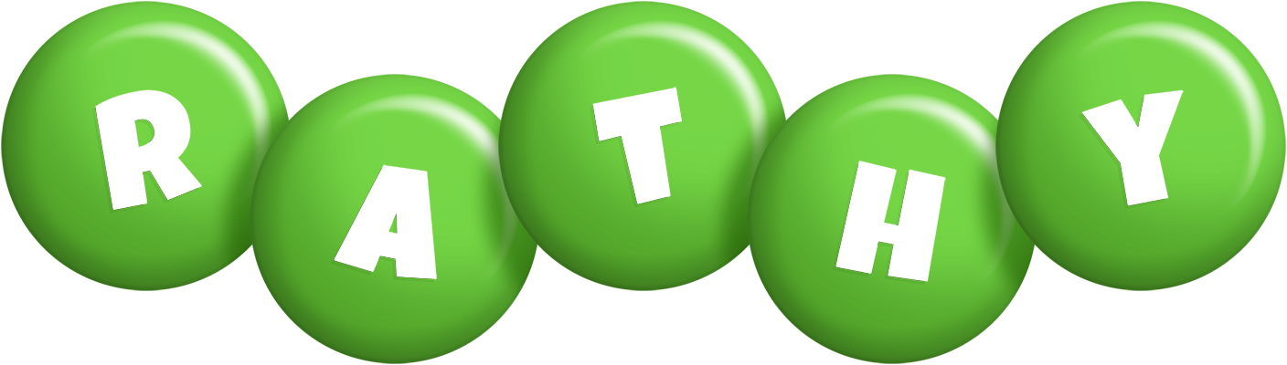 Rathy candy-green logo