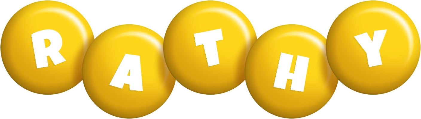 Rathy candy-yellow logo
