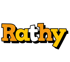 Rathy cartoon logo