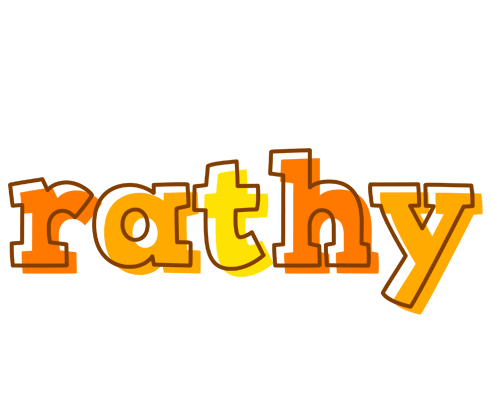Rathy desert logo