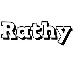 Rathy snowing logo