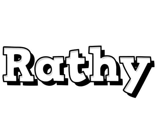 Rathy snowing logo