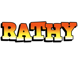 Rathy sunset logo