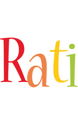 Rati birthday logo