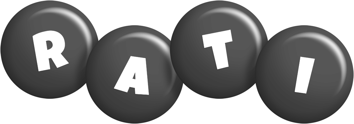 Rati candy-black logo