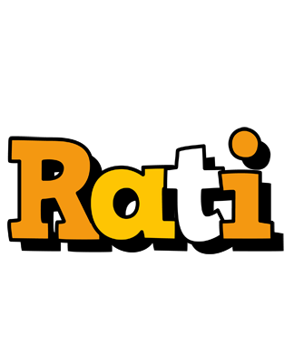 Rati cartoon logo