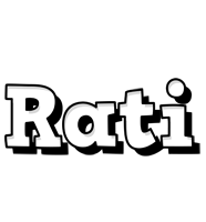 Rati snowing logo