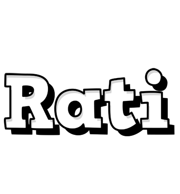 Rati snowing logo