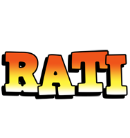 Rati sunset logo