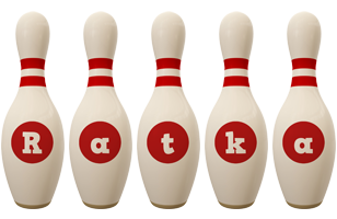 Ratka bowling-pin logo