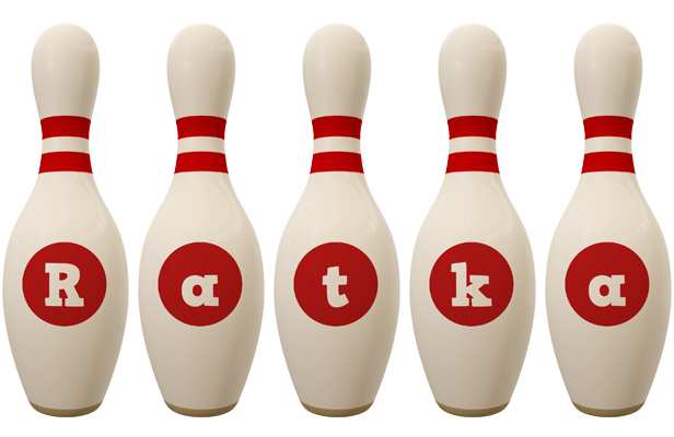 Ratka bowling-pin logo