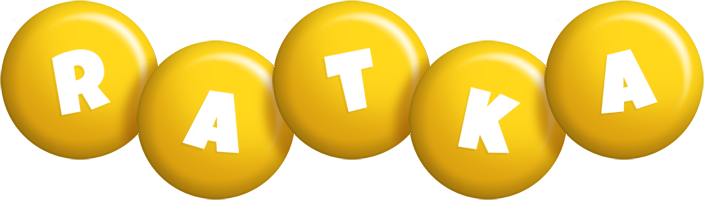 Ratka candy-yellow logo