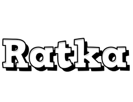 Ratka snowing logo