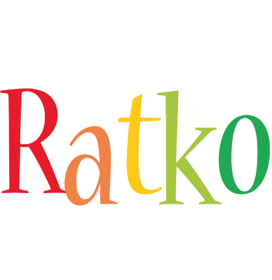 Ratko birthday logo