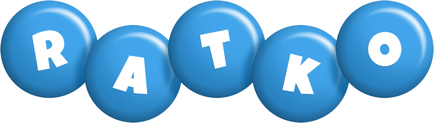 Ratko candy-blue logo