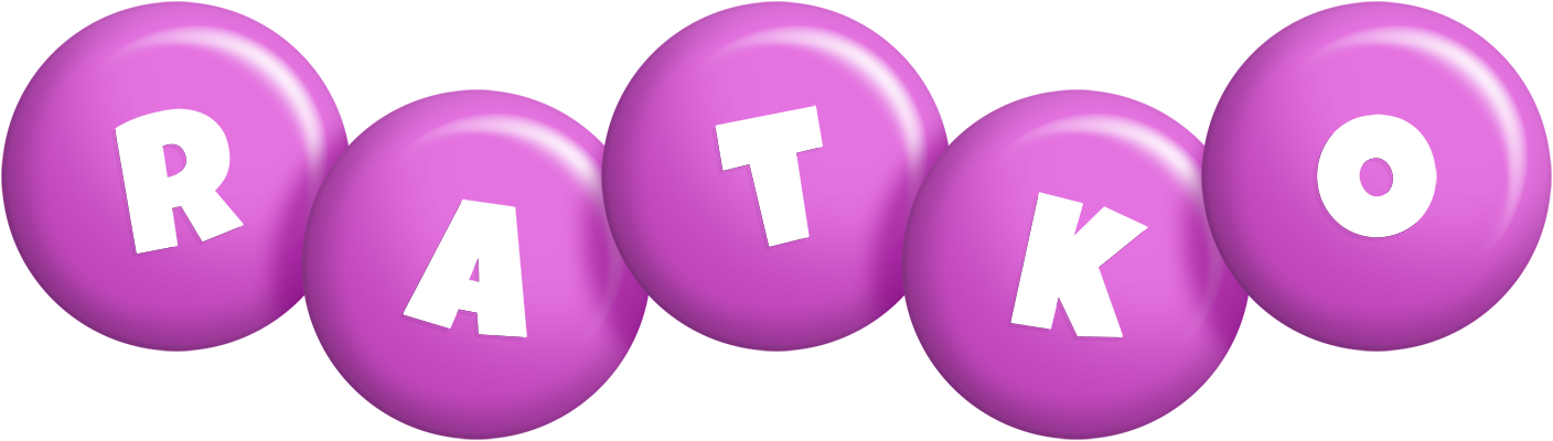 Ratko candy-purple logo