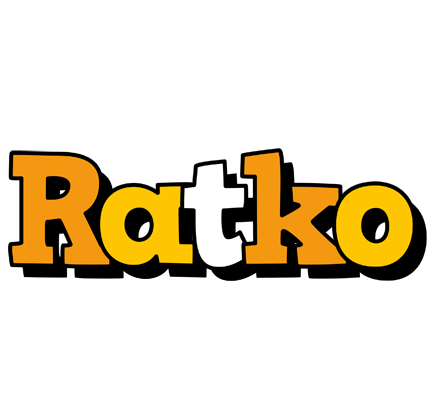 Ratko cartoon logo
