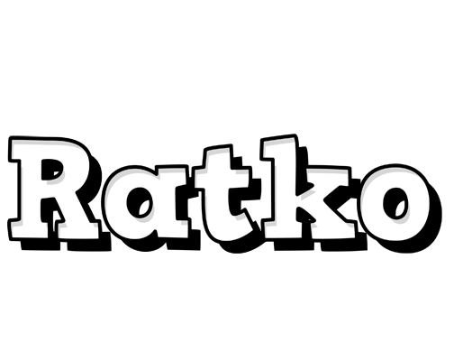 Ratko snowing logo